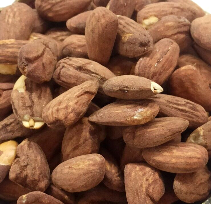 Roasted Almonds Nuts Salted and Freshly Hand Made in Holy Land Jerusalem gallery