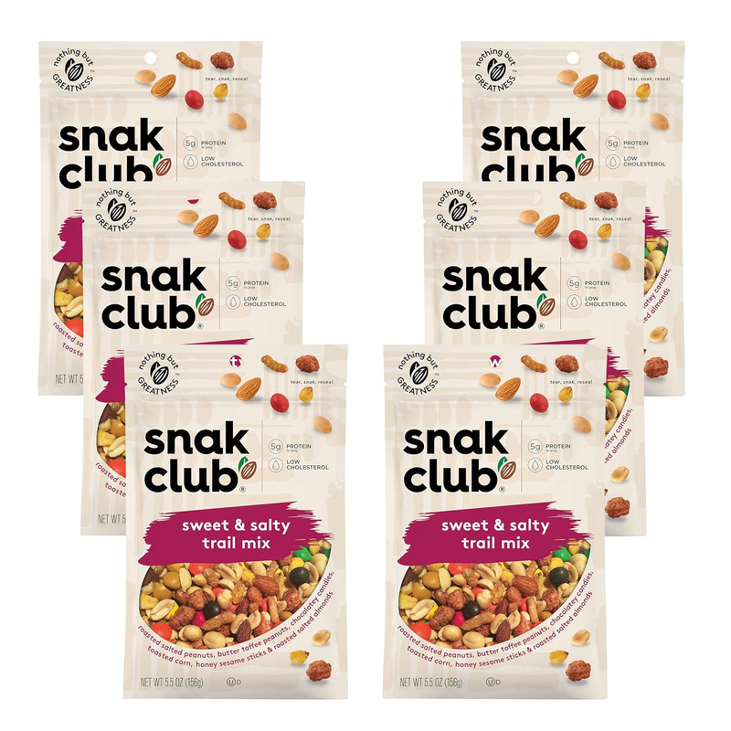 Sweet and Salty Trail Mix with Peanuts, Butter Toffee Peanuts, Chocolatey Candie