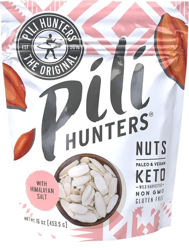 – Wild Sprouted Pili Nuts, Himalayan Salt (1 lb Bag) Keto/Paleo/Vegan Snacks,…