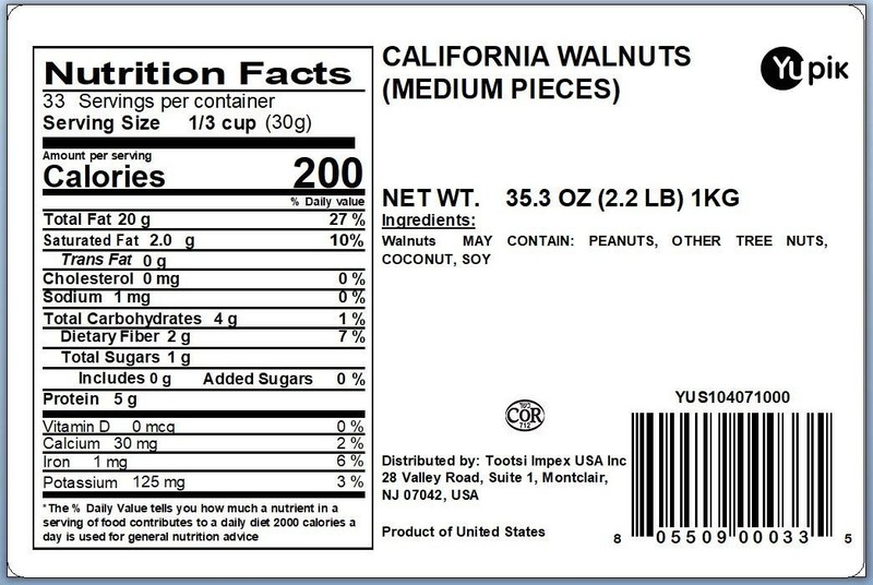 Kosher Certified Raw California Walnuts - 35.2 oz Ideal for Healthy Snacks gallery