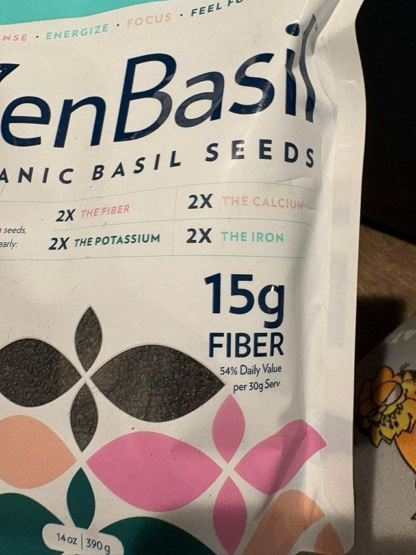 Zen Basil Seeds | Edible Basil Seeds USDA Organic, Kosher, Non-GMO, Lectin-Free, gallery