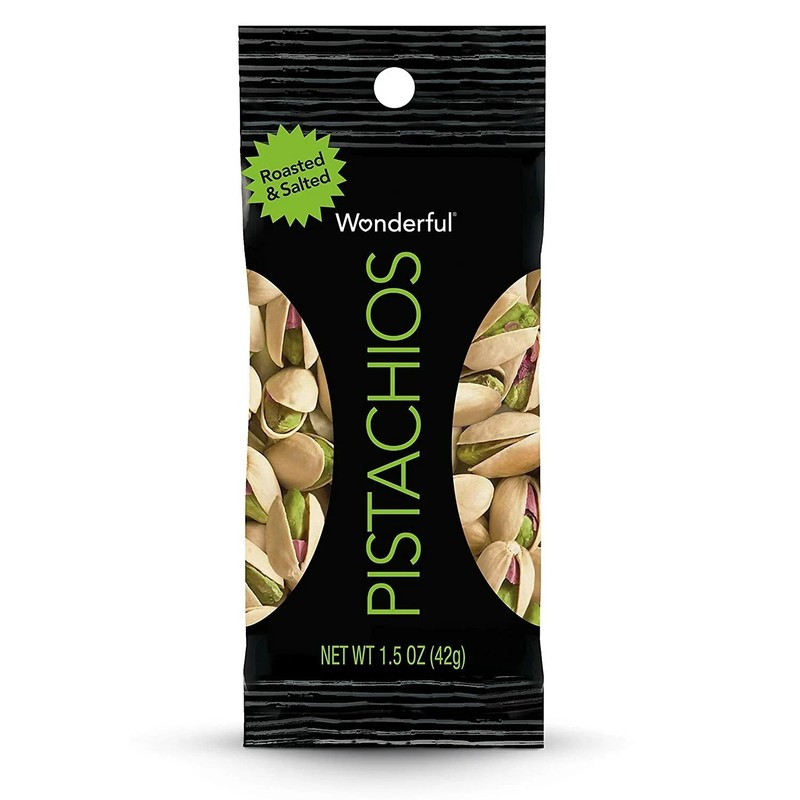 Wonderful In-Shell Pistachios 1.5 oz 24 Count Snack Packs Bulk Nuts gallery