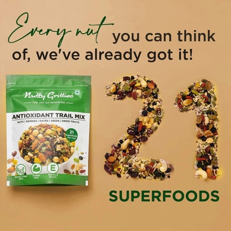 Nutty Gritties Antioxidant Trail Mix 200g Free Shipping World Wide gallery