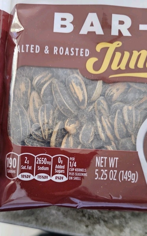 6 BAGS DAVID Barbecue Roasted and Salted BAR-B-Q Jumbo Sunflower Seeds 5.25oz gallery