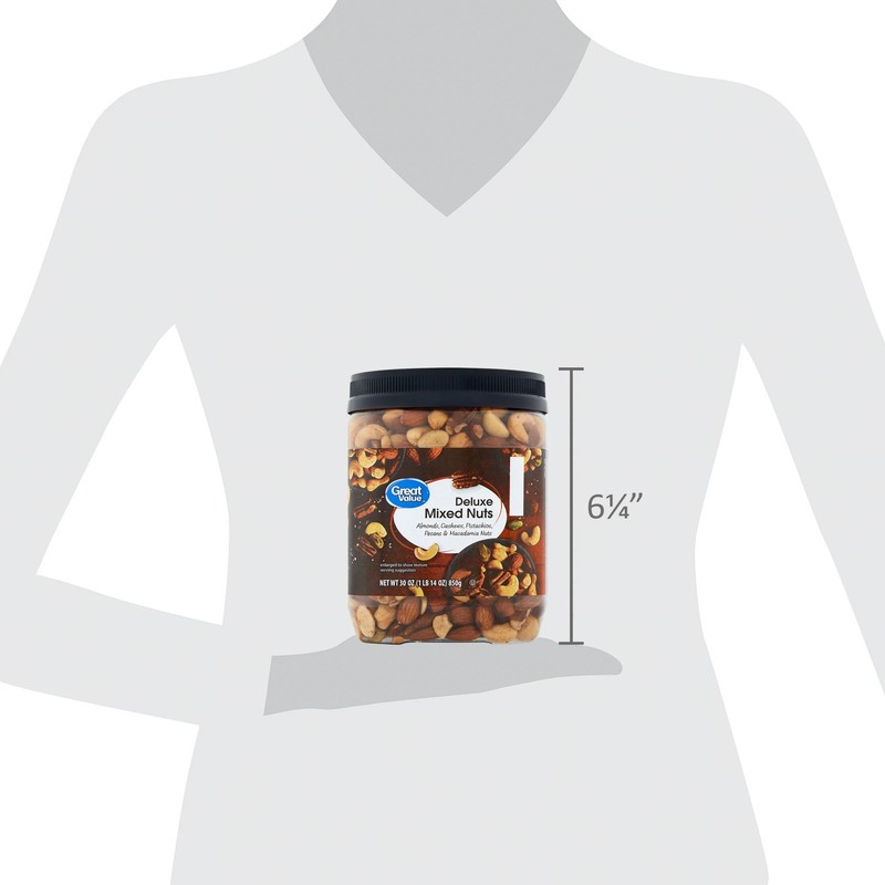 Great Value Deluxe Mixed Nut Snack 30 oz gallery