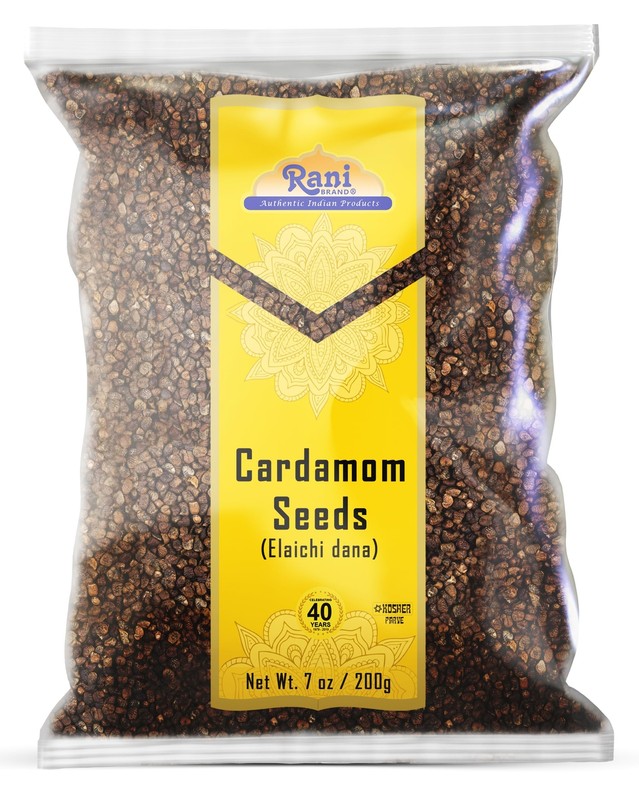 Rani Cardamom (Elachi) Decorticated Seeds Indian Spice 7oz (200g)