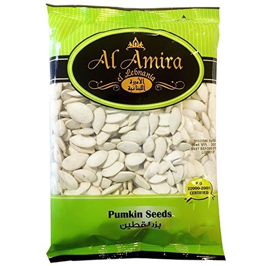 Pumpkin Seeds Roasted & Salted by Al Amira 10.58 Oz. - بزر ليقطين، محمص و مملح