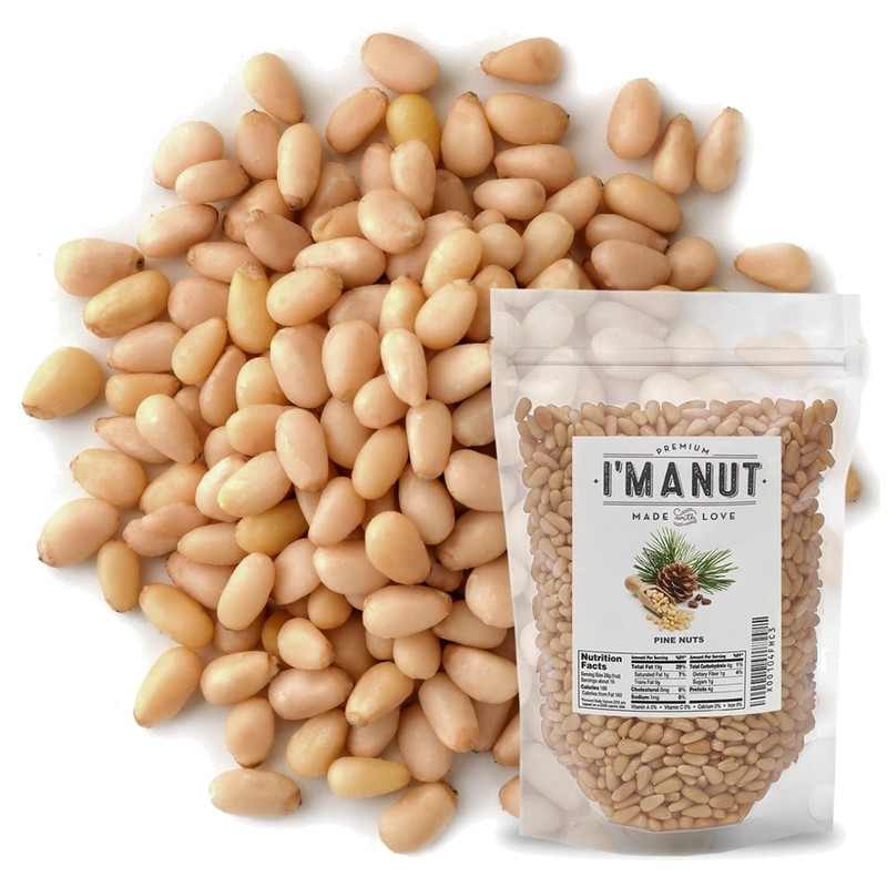 Raw Pine Nuts 8oz – Non-GMO & Gluten-Free