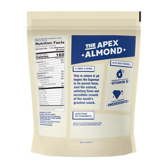 Blue Diamond Almonds, Whole Natural Raw Almonds Perfect for Gluten Free Snacking gallery