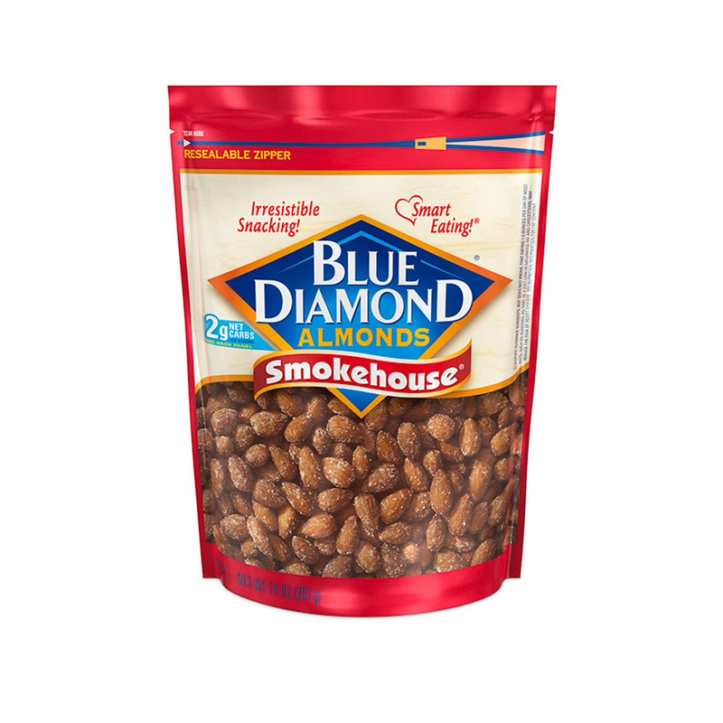 Blue Diamond Almonds, Smokehouse Flavored Snack Nuts Perfect for Snacking, 14oz gallery