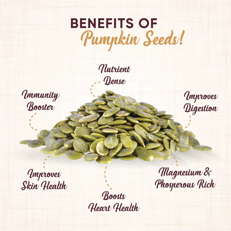 Pumpkin Seeds Raw helps in weight loss & maintain muscle, overall health 200 gm gallery