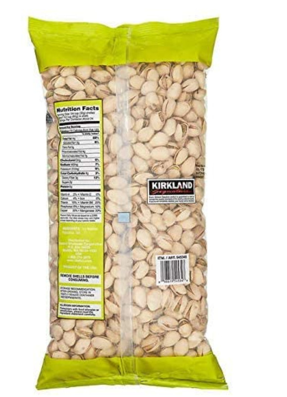 2 PACK KIRKLAND SIGNATURE CALIFORNIA IN-SHELL ROASTED & SALTED PISTACHIOS 6LBS gallery