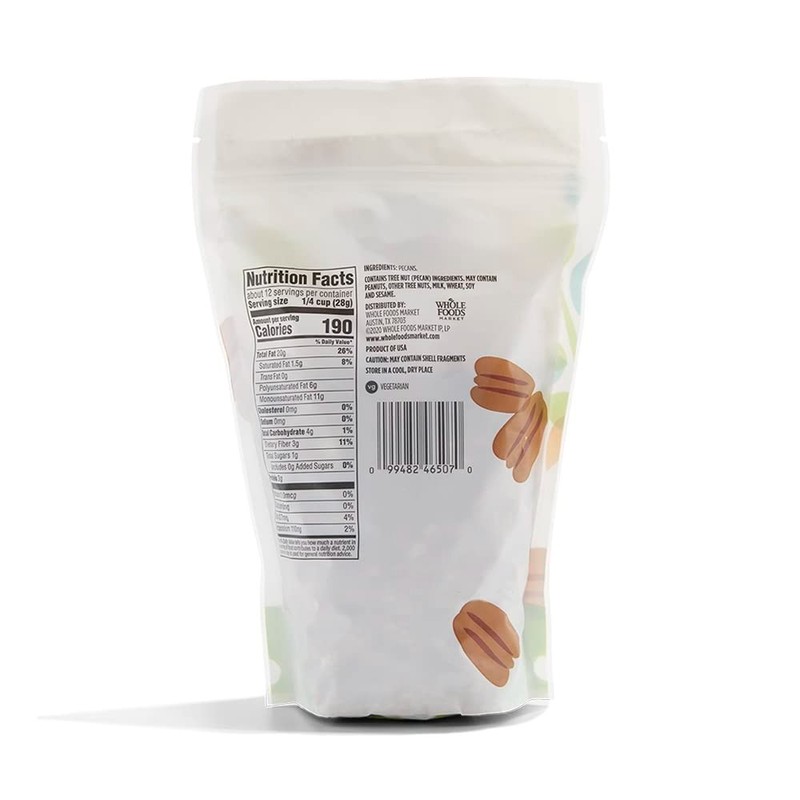 Pecan Halves - 12 Ounce Resealable Pouch for Baking & Cooking gallery