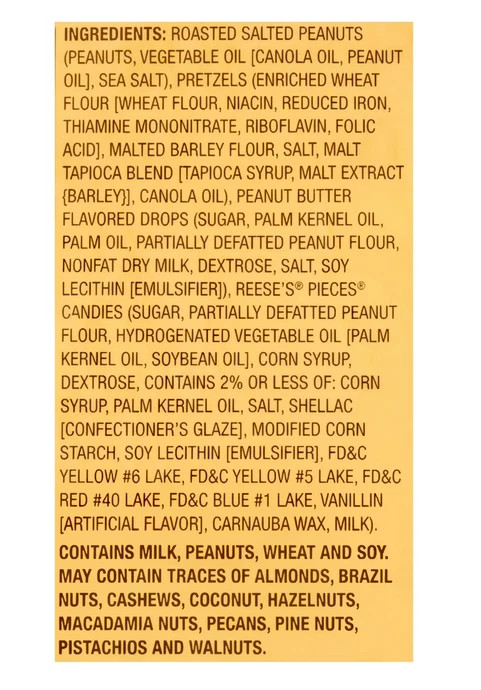 Great Value Peanut Butter Flavored Trail Mix Made with Reese's Pieces, 26 oz gallery