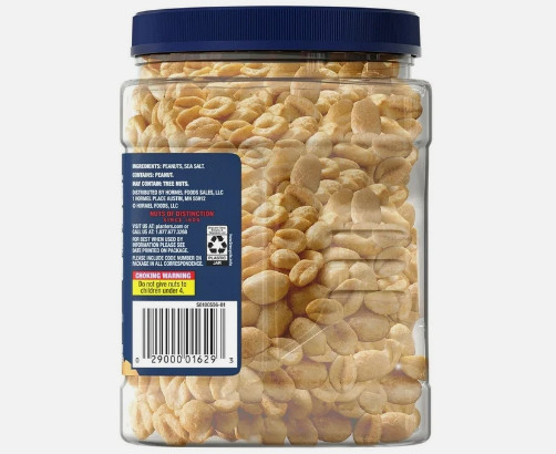 PLANTERS Lightly Salted Dry Roasted Peanuts, Party Snacks, Plant-Based Protein, gallery