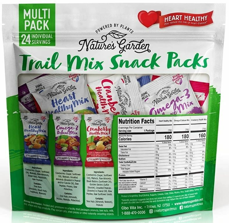 Nature's Garden Healthy Trail Mix Snack Pack, 28.8 oz. gallery