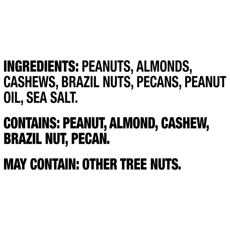 PLANTERS Salted Mixed Nuts 56 oz Can 6g Plant Based Protein Snack Nuts gallery