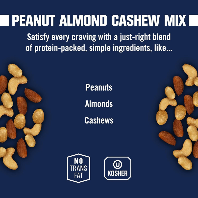 Peanut Almond Cashew Mixed Nuts, 1.75 Oz Individual Snack Packs - Bulk Pack of 7 gallery