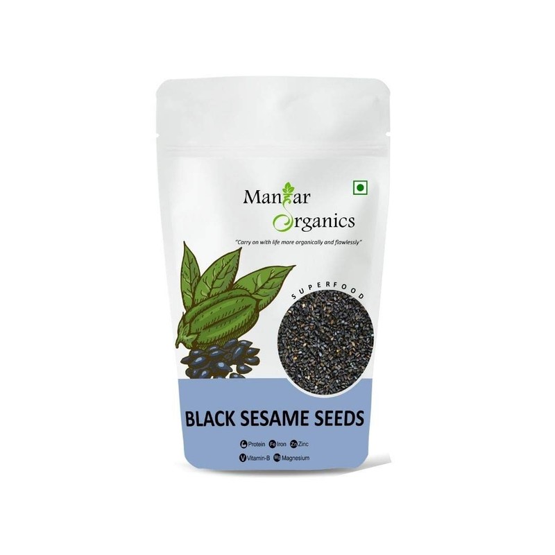 ManHar Organics Black Sesame Seeds 125gm