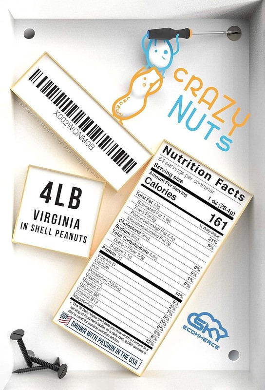 4lb Raw Virginia Peanuts in Shell for Squirrels - Unsalted & Nutritious gallery