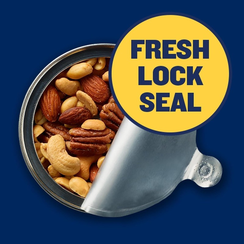 Salted Mixed Nuts, 27 oz Resealable Jar - Nutritious Snack with Kosher . gallery