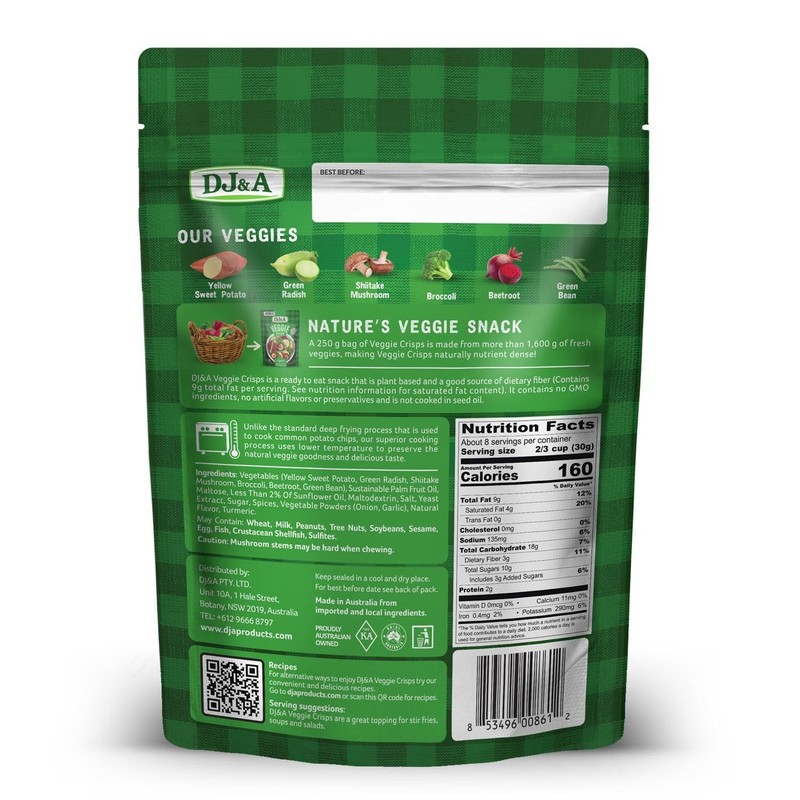 DJ&A Veggie Crisps Original, 8.8 oz. gallery