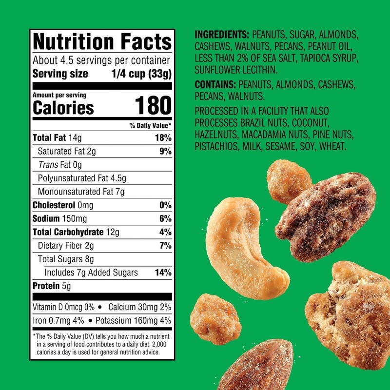 Emerald Nuts Salty Sweet Mixed Nuts (1-Pack), Features Kettle Glazed Peanuts, A gallery