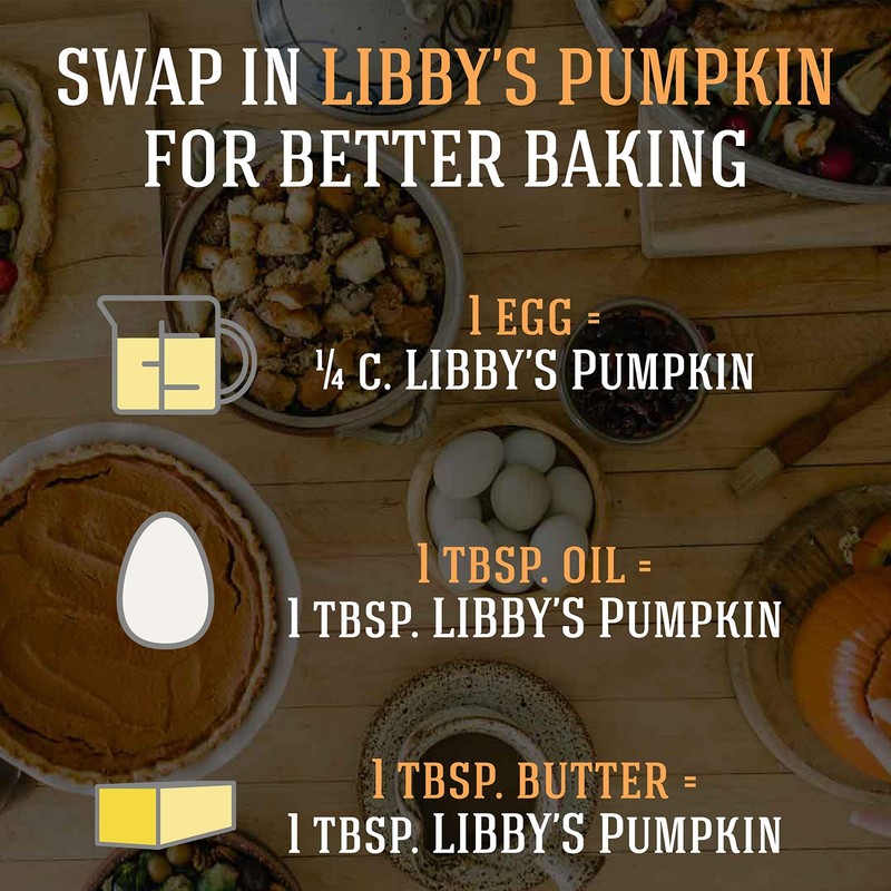 Libbys Canned Pumpkin 6.6 Pound Pure Pumpkin for Baking Soups and More gallery