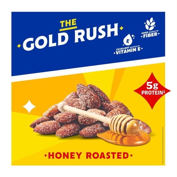 Blue Diamond Honey Roasted Almonds 14 oz Sweet & Salty Snack Nuts Resealable Bag gallery