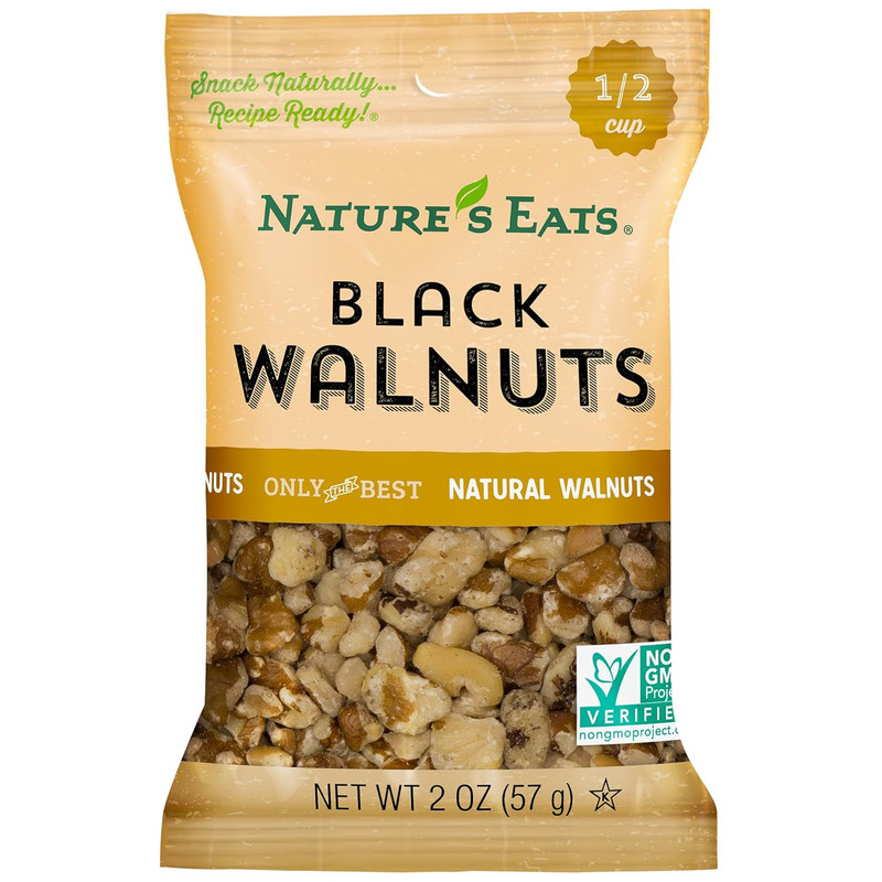 Black Walnuts, 2 Ounce (Pack of 12)