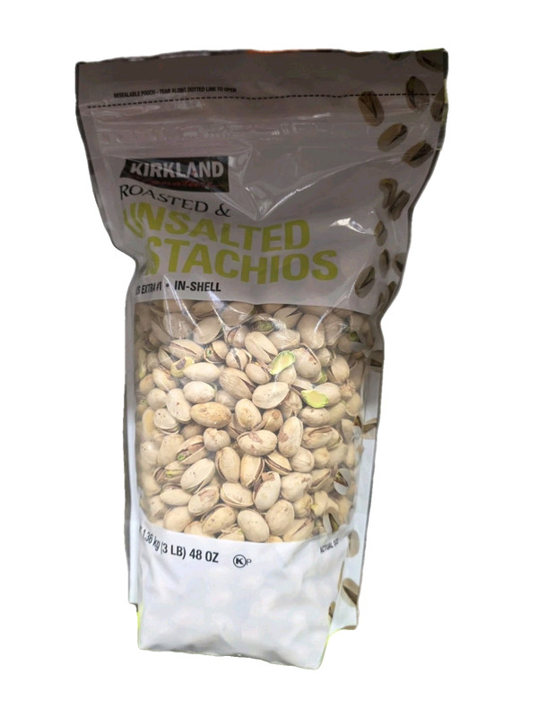 Kirkland Signature In-shell Pistachios, Unsalted, 3 lbs. Free Shipping