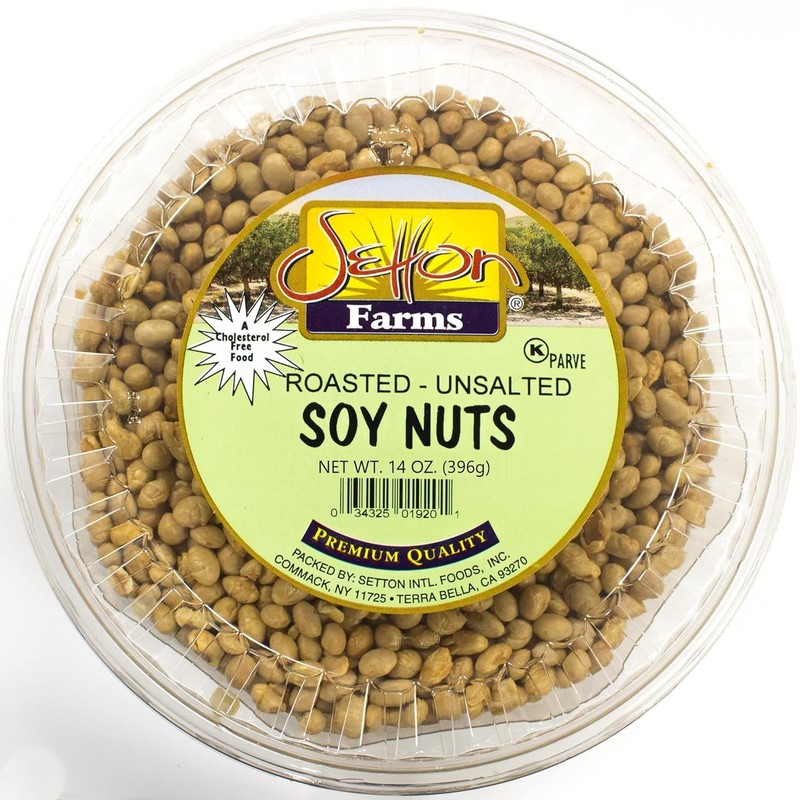 Dried Soybeans Soynuts Roasted Unsalted, 14 Oz., Kosher