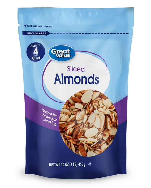 Great Value Sliced Almonds, 16 oz