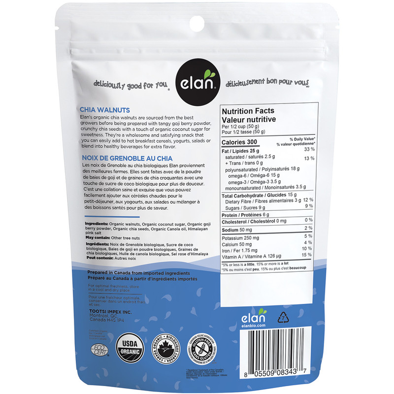 2-Pack Elan Chia Walnuts Organic gallery