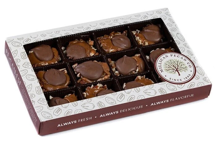 Millican Pecan Milk Chocolate Caramillicans (similar to turtles)