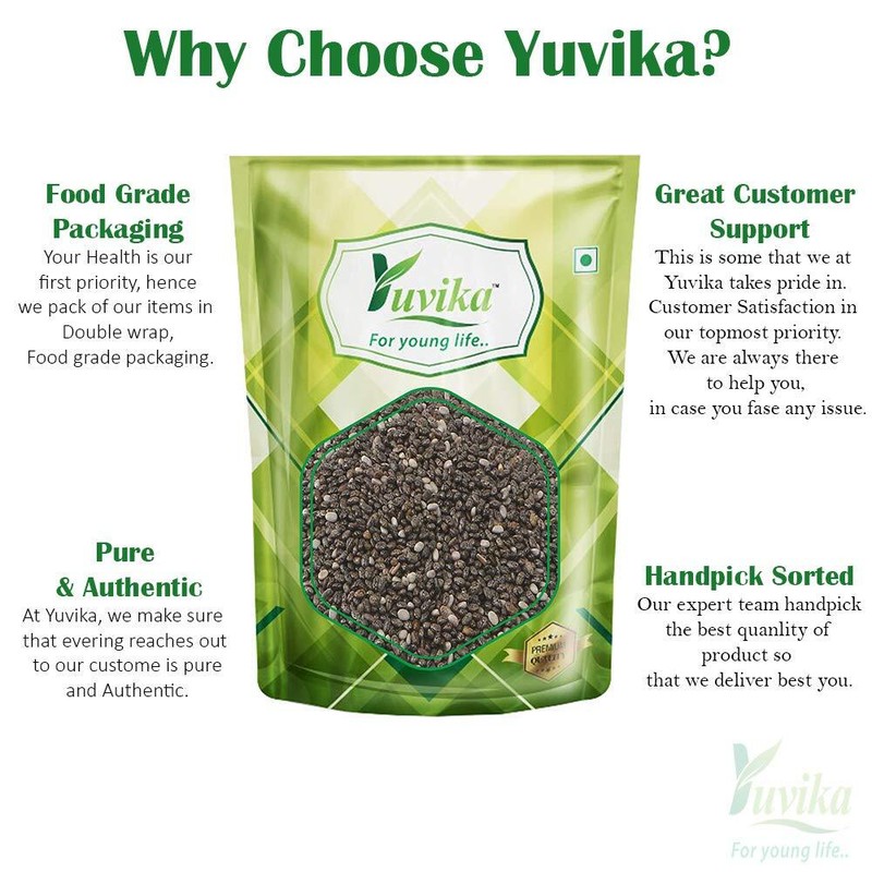 Yuvika Chia Seeds 400g gallery