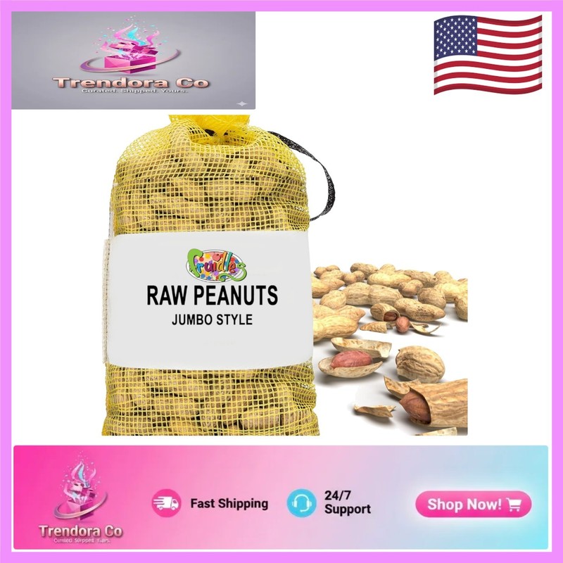 All-Natural 2 Pounds of In-Shell Peanuts – Great for Boiling & Squirrel Feeding