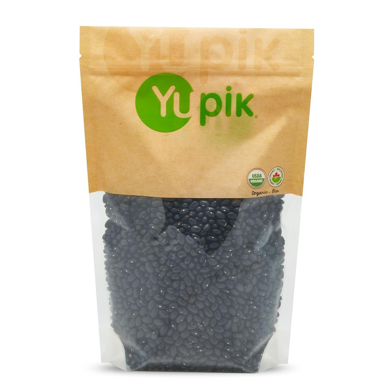 Organic Black Turtle Beans, 2.2 Lb (35.3 Oz), Non-Gmo, Vegan & Gluten-Free, USDA