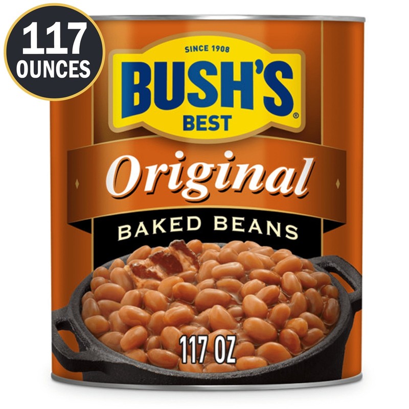 Bush's Original Baked Beans, Canned Beans, 117 oz Can...