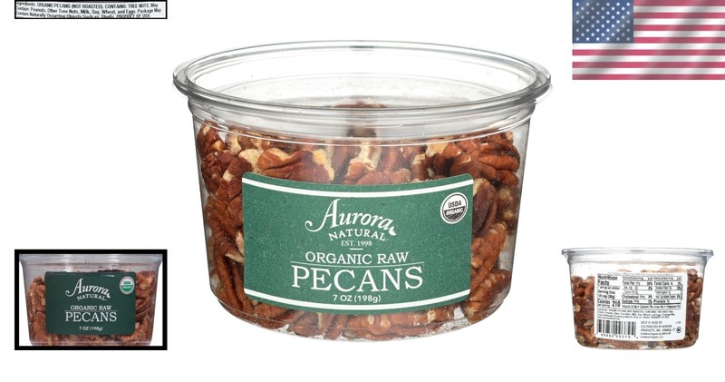 Organic Pecan Halves, 7 oz - Healthy Snack Choice for Every Occasion gallery