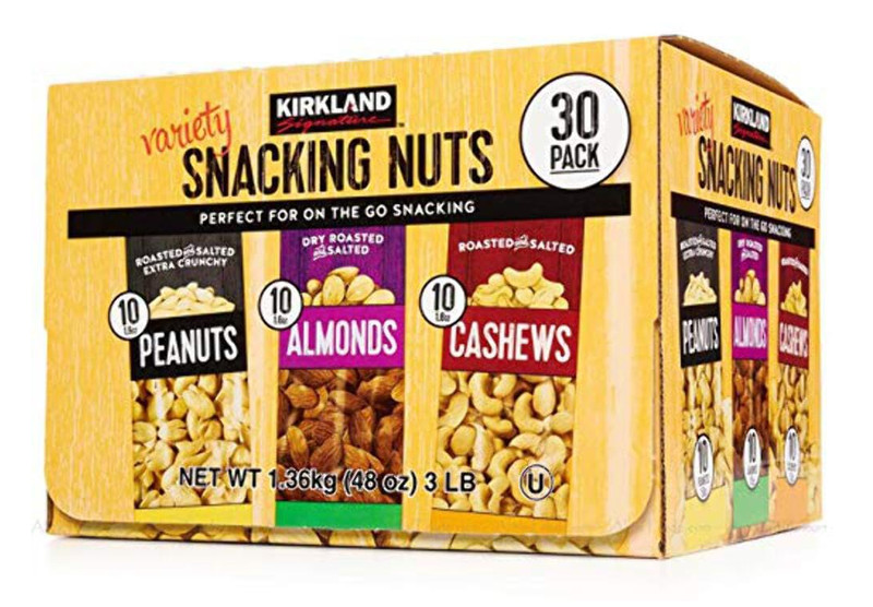 (Buy 2+ Save)_Kirkland Signature Variety Snacking Nuts, 3.0 lb-30 Count