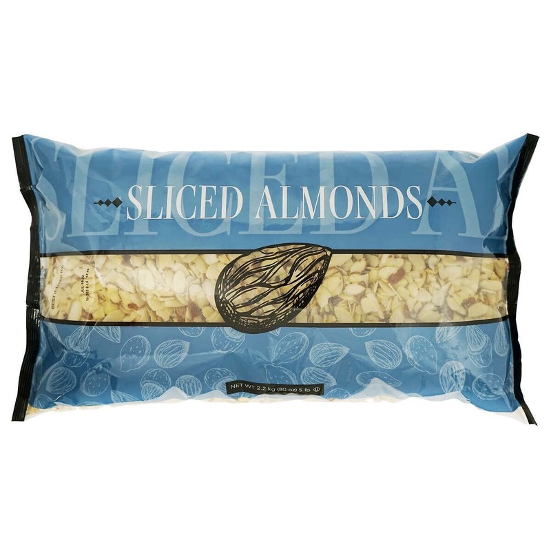 Sliced Almonds, 5 lbs Bag Kosher