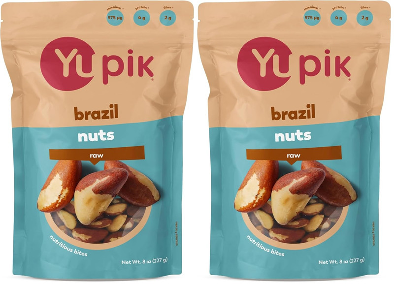 Raw Brazil Nuts, 8 Oz, Gluten-Free, Kosher, Shelled, Unsalted, Unroasted, Raw Nu gallery