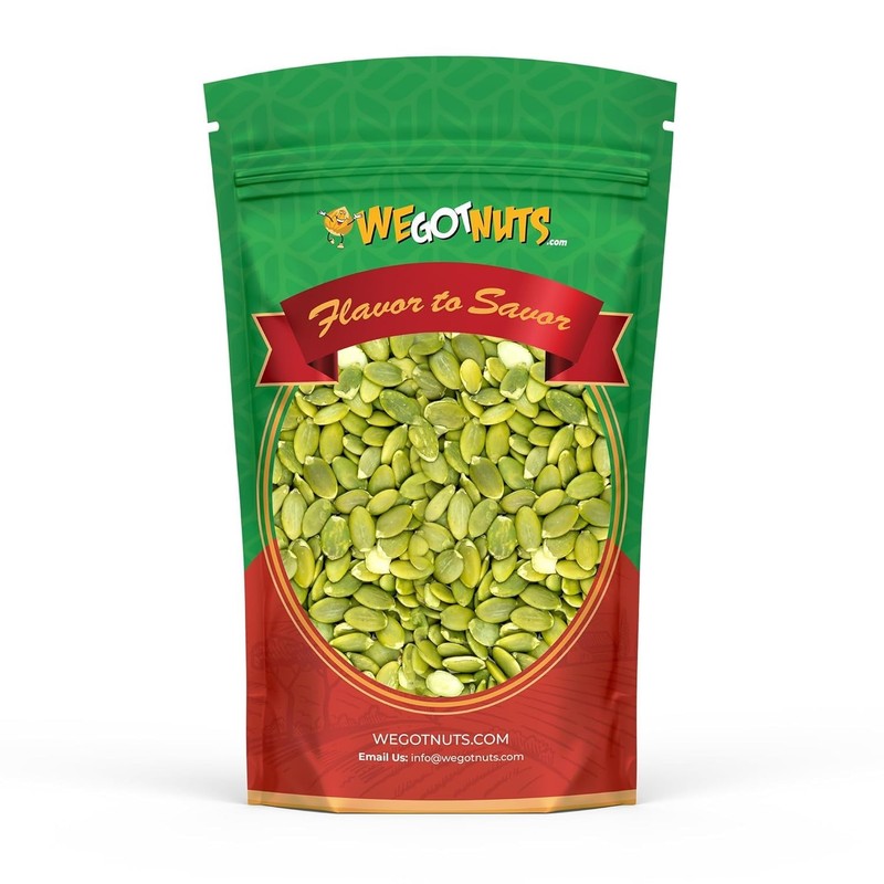 We Got Nuts Pumpkin Seeds Healthy Snacks 2Lbs 32oz Bag | Raw Pepitas No Prese...