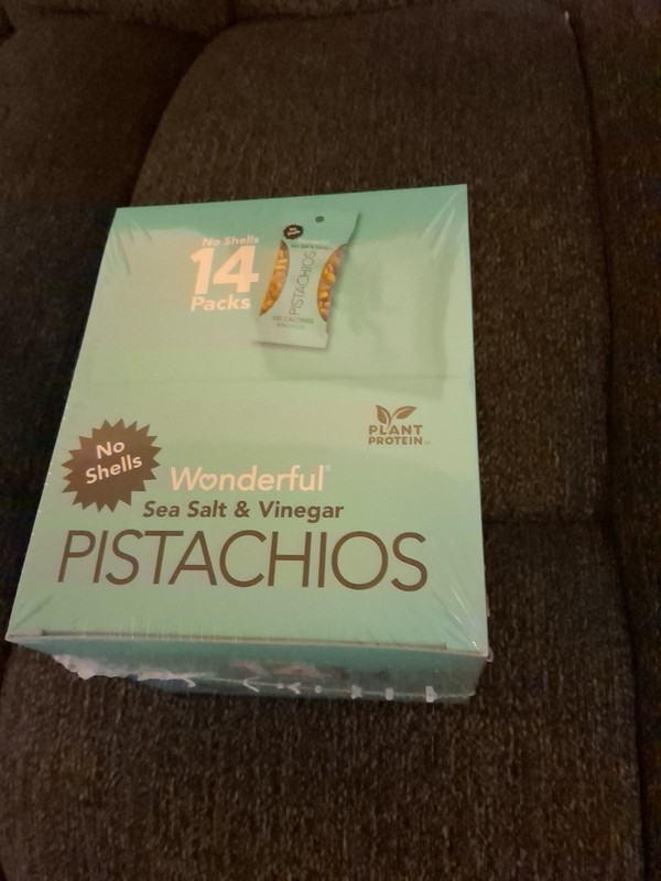 No Shells, Roasted & Salted Nuts, 0.75 Ounce Bag (Pack of 14), Protein Snacks, V gallery