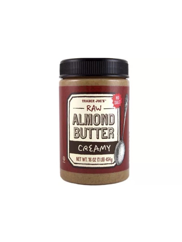 Trader Joe’s Raw Almond Butter Creamy Unsalted No Salt 16 oz