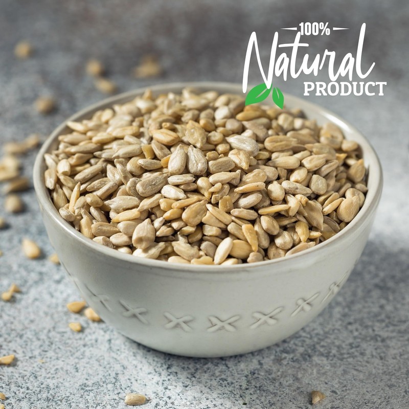 Sunflower Seeds Raw 2lbs - Unsalted to Eat - Shelled Large gallery