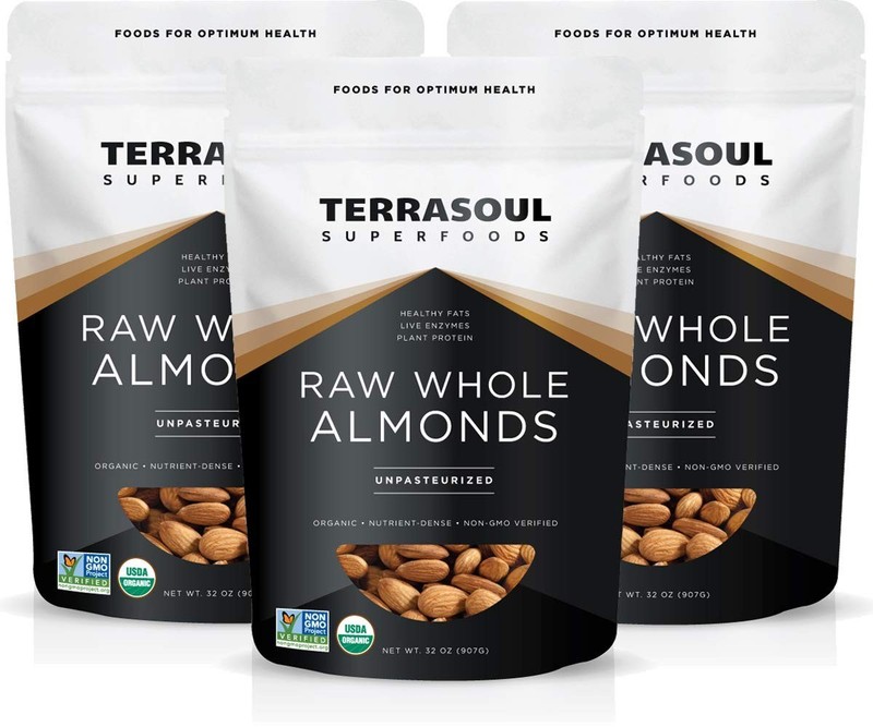 Raw Unpasteurized Almonds, 6 lbs, 3-Pack gallery