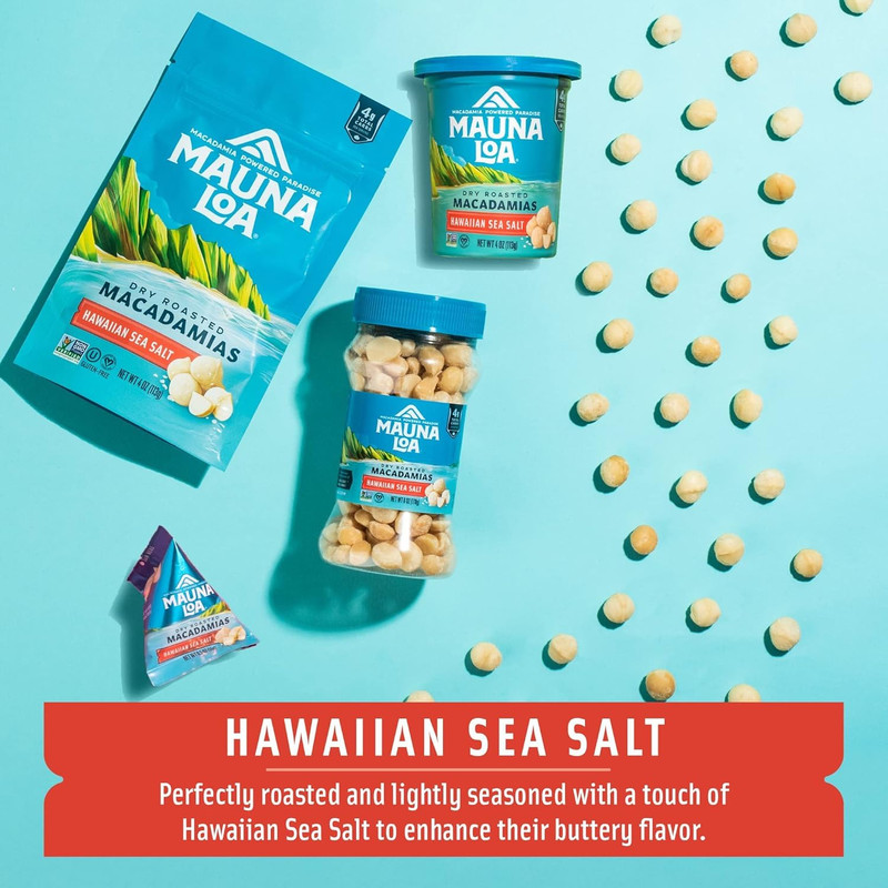 Sea Salt Roasted Macadamia Nuts, 6 Oz Jar, Premium Nuts, Keto Friendly, Gluten F gallery