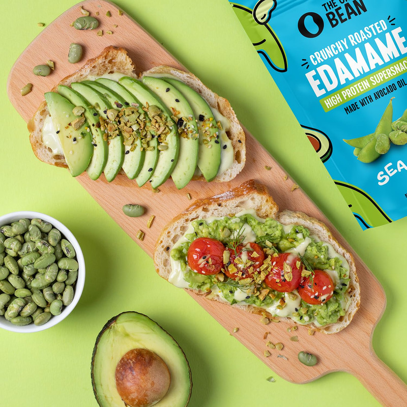- Crunchy Roasted Edamame Beans (Sea Salt) - Keto Snacks (2G Net) - High Protein gallery